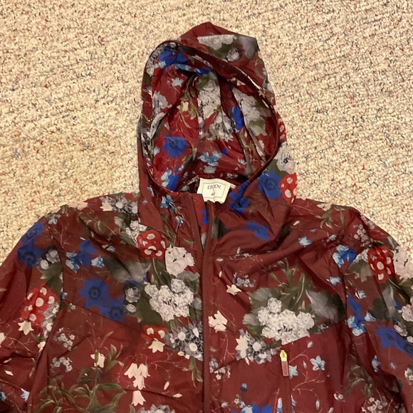 Erdem x H&M Maroon Floral Jacket - Picture 9 of 11